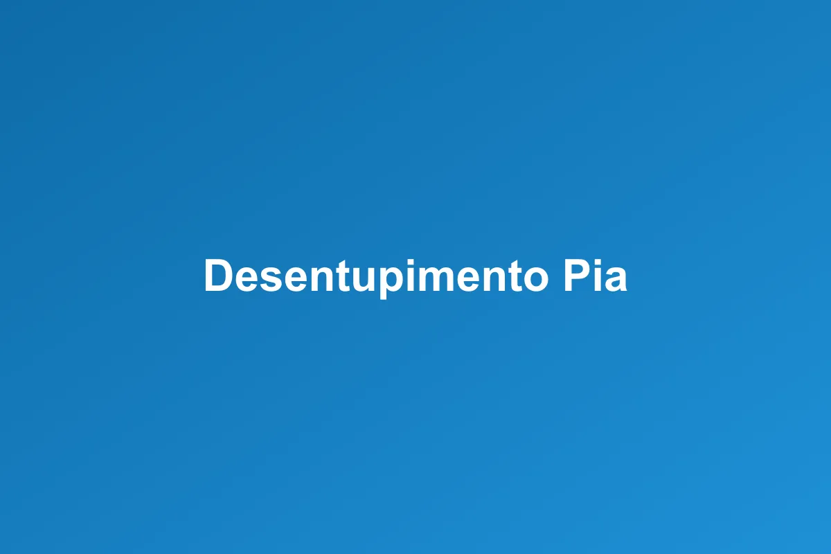 Desentupimento de pia em Fortaleza